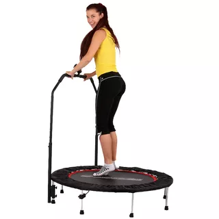 Trampolina fitness z poręczą inSPORTline PROFI Digital 100 cm - 2 jakość