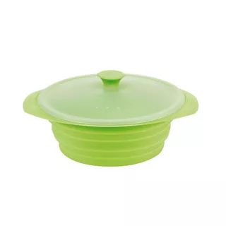 Folding Bowl FERRINO Contenitore Pieghvole - Green - Green