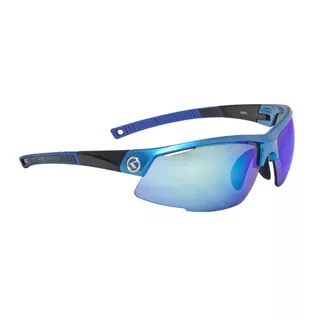 Radbrille KELLYS Force - Sky Blue, blau mit regenbogen-blauen Glässer