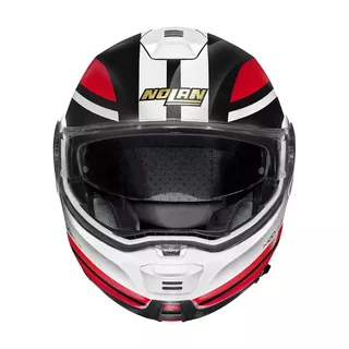 Motorcycle Helmet Nolan N100-5 Plus Anniversary N-Com P/J - Metal Black