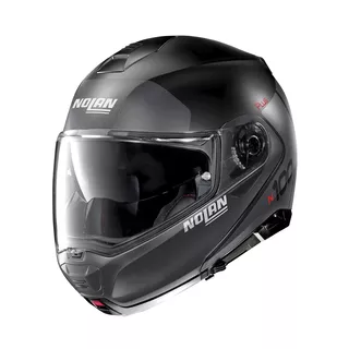 Motorcycle Helmet Nolan N100-5 Plus Distinctive N-Com P/J - Flat Black