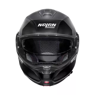 Moto prilba Nolan N100-5 Plus Distinctive N-Com P/J - Glossy Black-Fluo