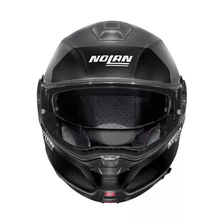 Moto prilba Nolan N100-5 Plus Distinctive N-Com P/J - Glossy Black-Fluo