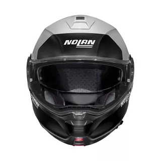 Moto prilba Nolan N100-5 Plus Distinctive N-Com P/J - Glossy Black-Fluo