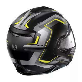 Moto helma Nolan N100-5 Upwind N-Com P/J - Glossy Black