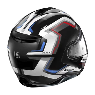 Motorcycle Helmet Nolan N100-5 Upwind N-Com P/J - Glossy Black-Red