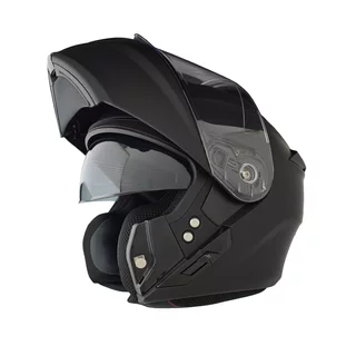 Moto helma Yohe 938 Double Visor - matně černá