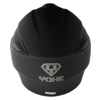 Motoros bukósisak Yohe 938 Double Visor - matt fekete