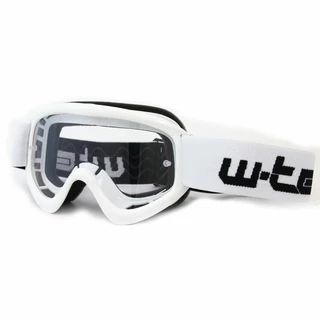Motocross szemüveg W-TEC Benford - fekete - fehér