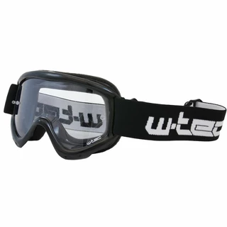 Junior motorcycles glasses W-TEC Benford - bela - črna
