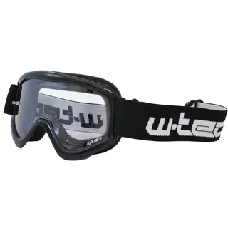 Dziecięce motocyklowe okulary W-TEC Benford - Czarny - Czarny