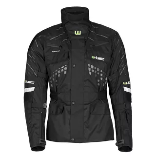 Moto bunda W-TEC Astar - zelená - černá