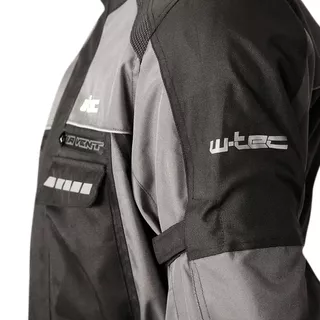 Kurtka motocyklowa W-TEC Cronus wodoodporna - OUTLET - Czarno-szary