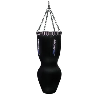 MMA Punching Bag SportKO Silhouette MSP 45x110cm - Black