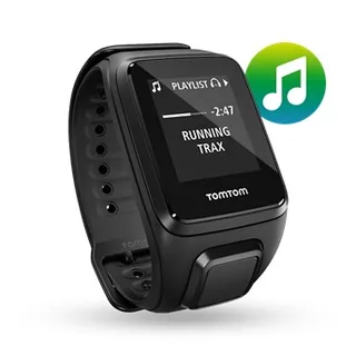 GPS hodinky TomTom Spark Fitness Music + slúchadlá - čierna