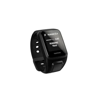 GPS hodinky TomTom Spark Fitness Cardio + Music + slúchadlá - L (143-206 mm) - čierna