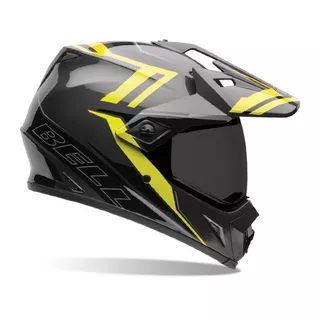 Motokrosová přilba BELL MX-9 Adventure - Barricade Hi-Viz