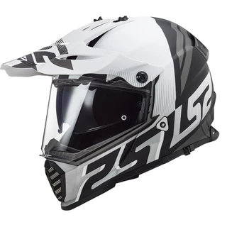Motorcycle Helmet LS2 MX436 Pioneer Evo - XXS (51-52) - Evolve Matt White Black