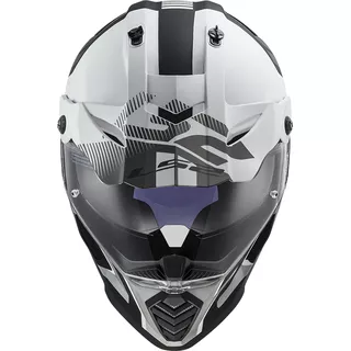 LS2 MX436 Pioneer Evo Motorradhelm - Evolve Red White