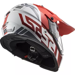 LS2 MX436 Pioneer Evo Motorradhelm - Evolve Matt White Black