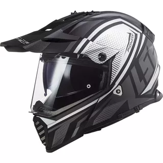 Motorcycle Helmet LS2 MX436 Pioneer Evo - XXS (51-52) - Master Matt Titanium