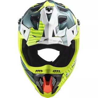 Motocross Helmet LS2 MX700 Subverter Astro - Cobalt H-V Yellow