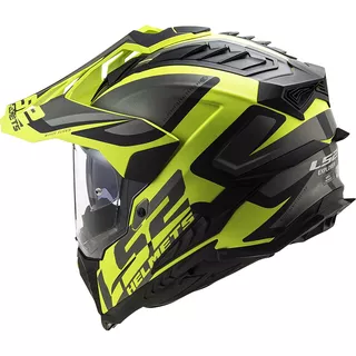 Enduro helma LS2 MX701 Explorer Alter - Matt Black White