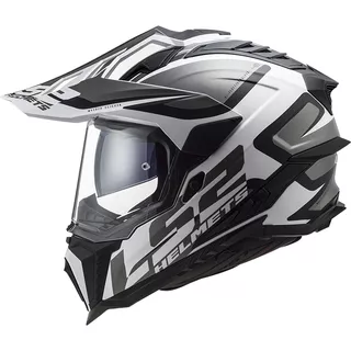 Enduro helma LS2 MX701 Explorer Alter - Matt Black H-V Yellow