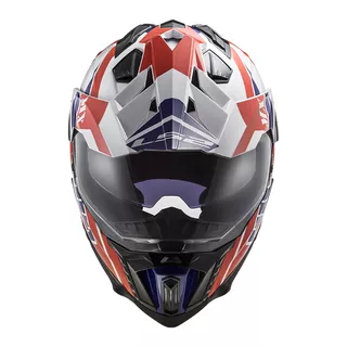 Enduro-Helm LS2 MX701 Explorer Atlantis - Matt Titanium