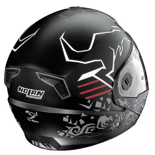 Nolan N104 Absolute Iconic Replica N-Com C. Stoner Flat Black Motorradhelm - schwarz und Grafik