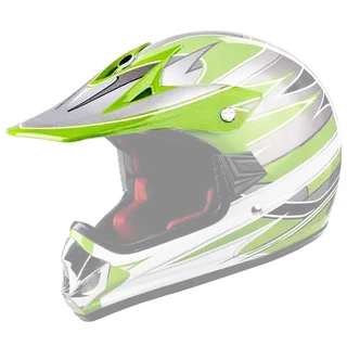 Replacement Visor for WORKER V310 Junior Helmet - White-Blue - Green