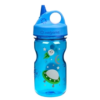 Butelka dla dzieci NALGENE Grip´n Gulp 350 ml - Niebieski obszar