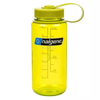 NALGENE Wide Mouth 500 ml Outdoor-Trinkflasche - Clear Pink 16 WM - Spring Green 16 WM