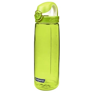 Sports Water Bottle NALGENE On The Fly 700ml - Clear/Seaport Cap - Spring Green/Iguana Cap