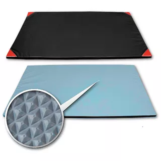 Anti-Slip Gymnastics Mat inSPORTline Anskida T120 - Blue-Red