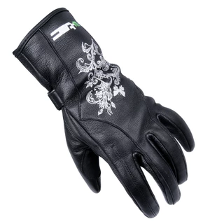Women’s Leather Gloves W-TEC Natali - Black - Black