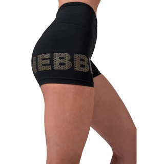 Women’s Shorts Nebbia Gold Print 828 - Black
