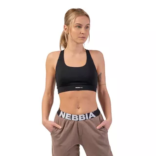 Medium-Support Sports Bra Nebbia Active 413 - Black