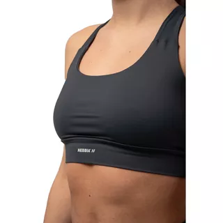 Medium-Support Sports Bra Nebbia Active 413 - Dark Grey