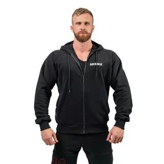 Dlhá mikina na zips Nebbia Beyond Ordinary 707 - Black