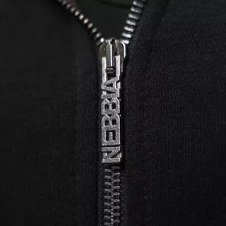 Full Zip Hoodie Nebbia Beyond Ordinary 707 - Black