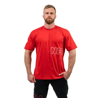 Short-Sleeved T-Shirt Nebbia Dedication 709 - Black - Red