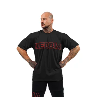 Tričko s krátkým rukávem Nebbia Legacy 711 - Black