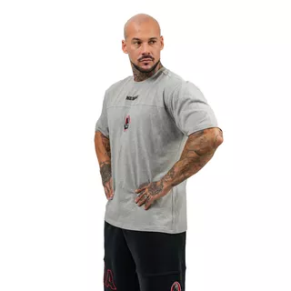 Short-Sleeved T-Shirt Nebbia Legendary 712 - Light Grey