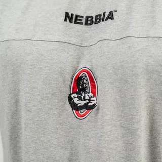 Tričko s krátkym rukávom Nebbia Legendary 712 - Light Grey