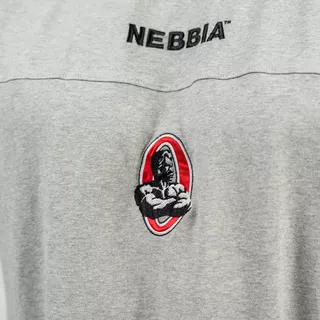 T-shirt koszulka z krótkim rękawem Nebbia Legendary 712 - Jasnoszary