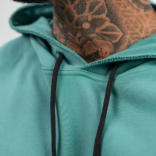 Sleeveless Hoodie Nebbia Iron Beast 710 - Green