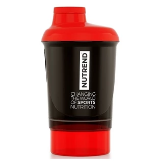 Shaker Nutrend mit Behälter 300 ml - lila - schwarz-rot