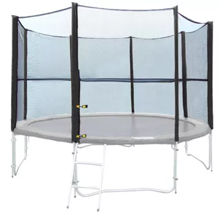 Safety Net for 430 cm Trampoline inSPORTline - the putting - Black