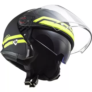 Open Face Motorcycle Helmet LS2 OF521 Infinity Hyper